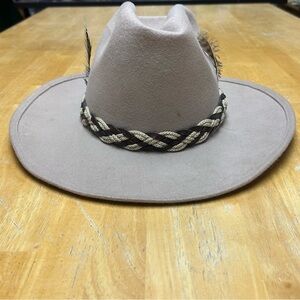 Vintage The Great Western 100% Wool Cowboy Hat Size 7 3/8 Excellent Condition